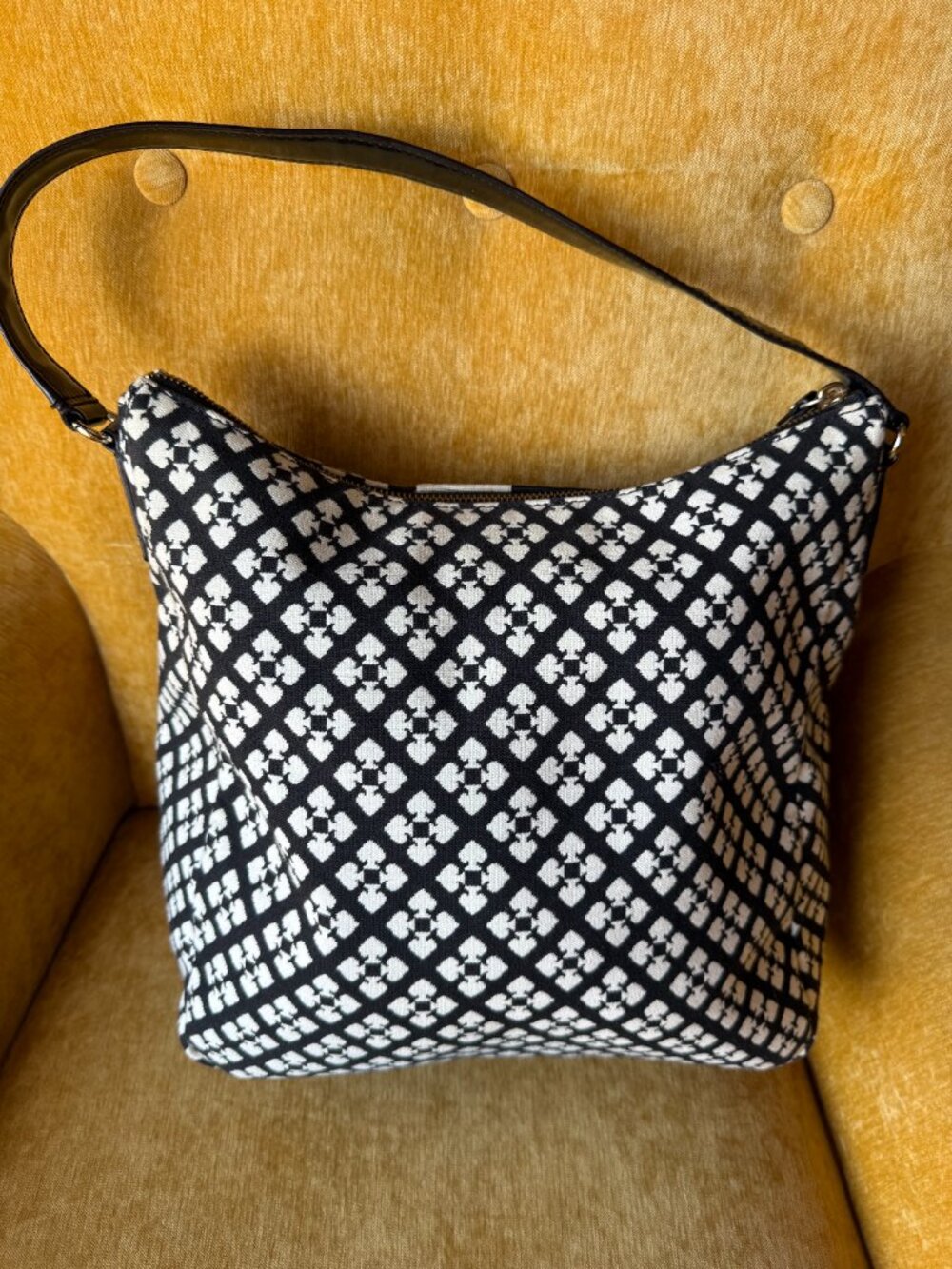 KATE SPADE Classic Pattern NOEL Shoulder Purse - Picture 5 of 12